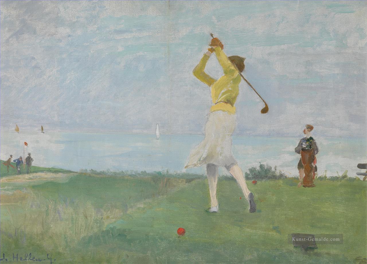 Berko eine Partie Golf Impressionisten Ölgemälde